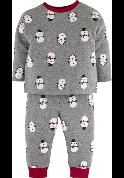 Kardan Adam Baskili Pijama Takim 15898 1