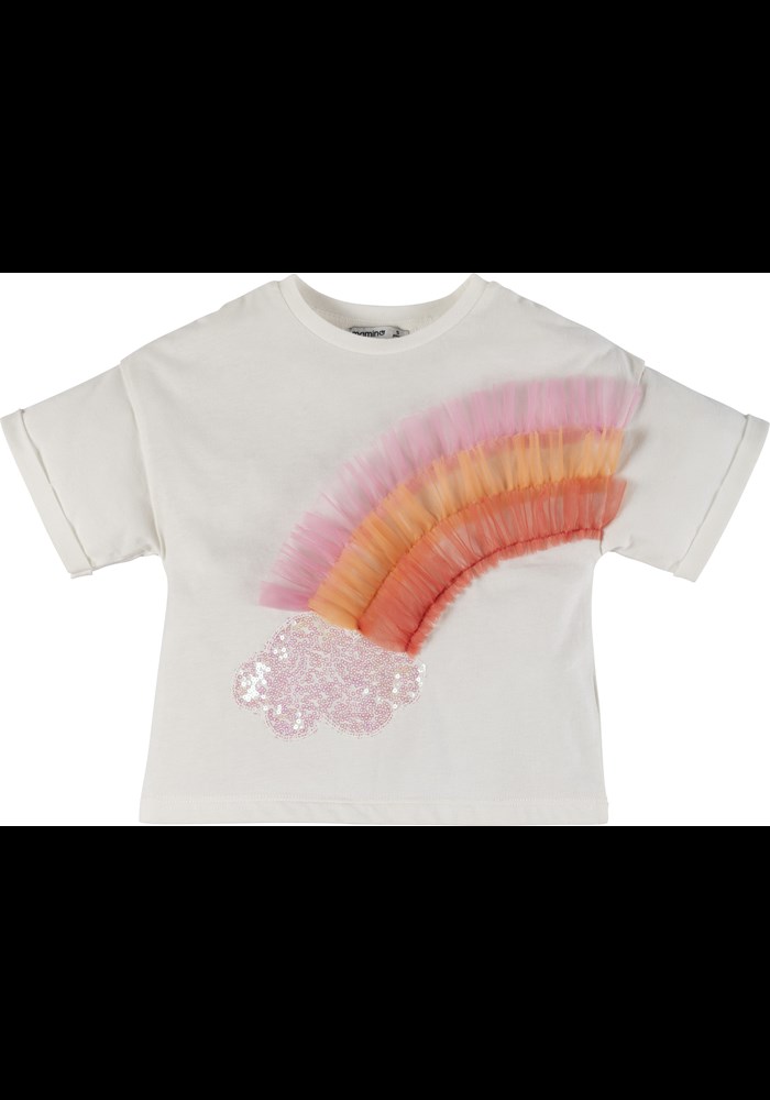 Tüllü T-Shirt 16323