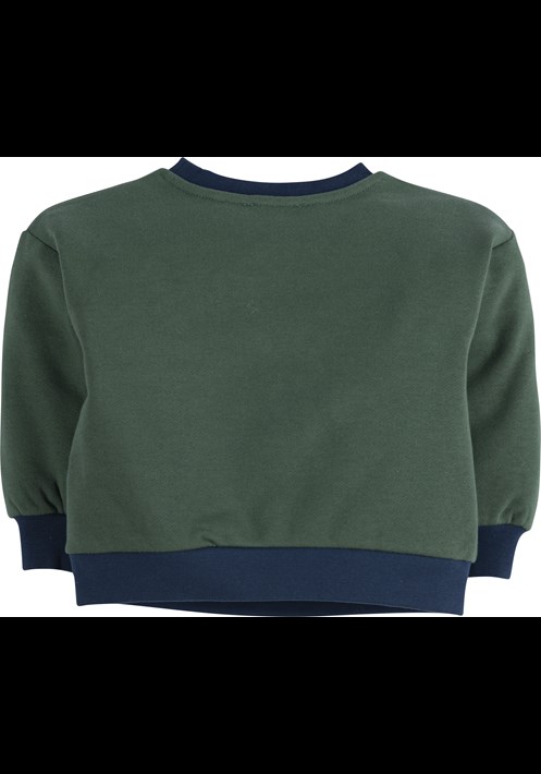 Yazi Baskili Sweatshirt 15808 2